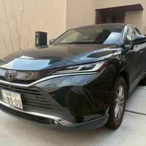 2020 Toyota Harrier black gasoline used car Japan export