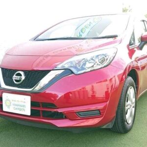 2017 Nissan Note red gasoline used car Japan export
