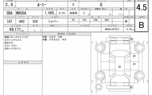 Ref:AUX-24285133 TOYOTA ROOMY 2021 6 Ref:AUX-24285133 TOYOTA ROOMY 2021 - Image 6