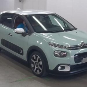 2017 Citroen C3 green gasoline used car Japan export