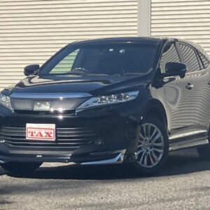 2019 Toyota Harrier black gasoline used car Japan export