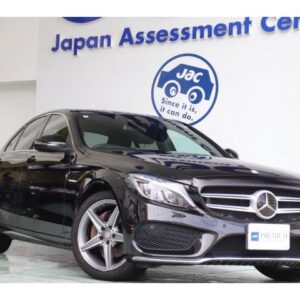 2016 Mercedes Benz C-Class black diesel used car Japan export