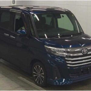 2020 Toyota Roomy blue gasoline used car Japan export