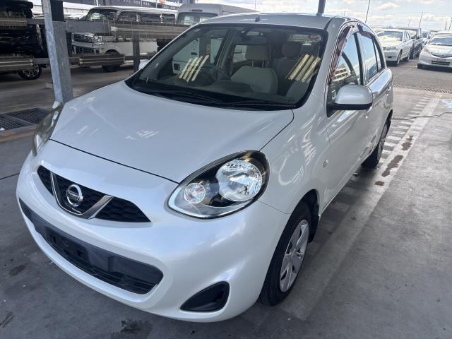 Ref:AUX-24285577 NISSAN MARCH 2016 1 2016 Nissan March pearl gasoline used car Japan export