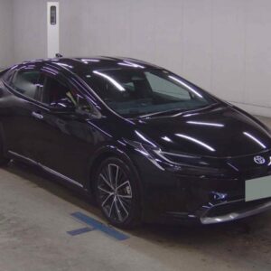 2023 Toyota Prius black gasoline used car Japan export