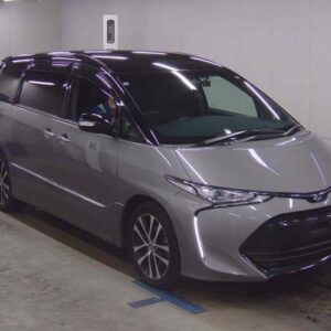 2017 Toyota Estima gray gasoline used car Japan export