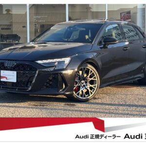 2026 Audi Rs3 Sportback black gasoline used car Japan export