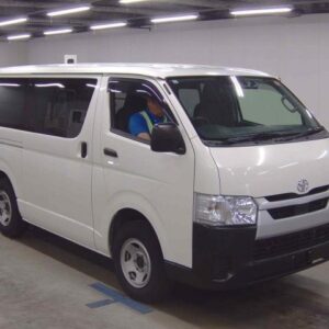 2022 Toyota Hiace Van white diesel used car Japan export