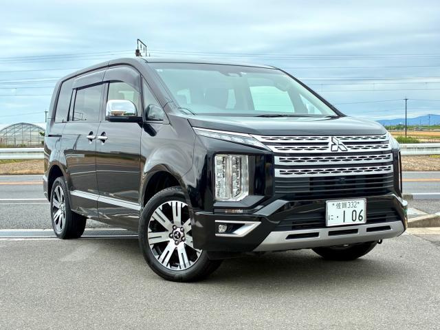 Ref:AUX-24294065 MITSUBISHI DELICA D:5 2021 1 2021 Mitsubishi Delica D:5 black diesel used car Japan export