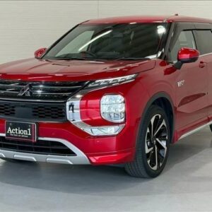 2022 Mitsubishi Outlander Phev red hybrid used car Japan export