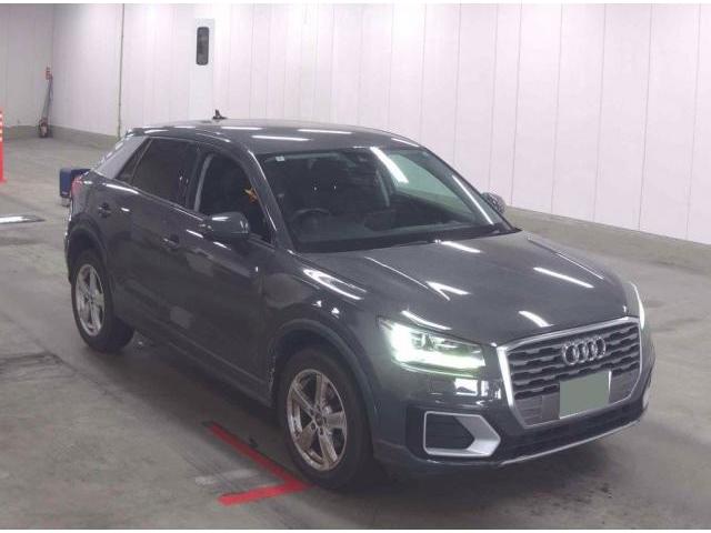Ref:AUX-24294872 AUDI Q2 2019 1 2019 Audi Q2 gray gasoline used car Japan export