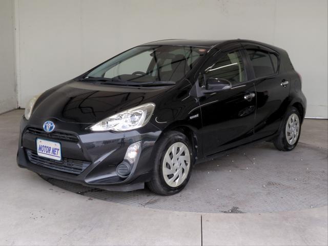 Ref:AUX-24299662 TOYOTA AQUA 2016 1 2016 Toyota Aqua black hybrid used car Japan export