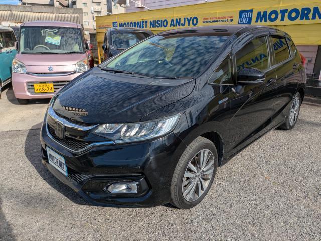 Ref:AUX-24299669 HONDA FIT HYBRID 2018 1 2018 Honda Fit Hybrid black hybrid used car Japan export