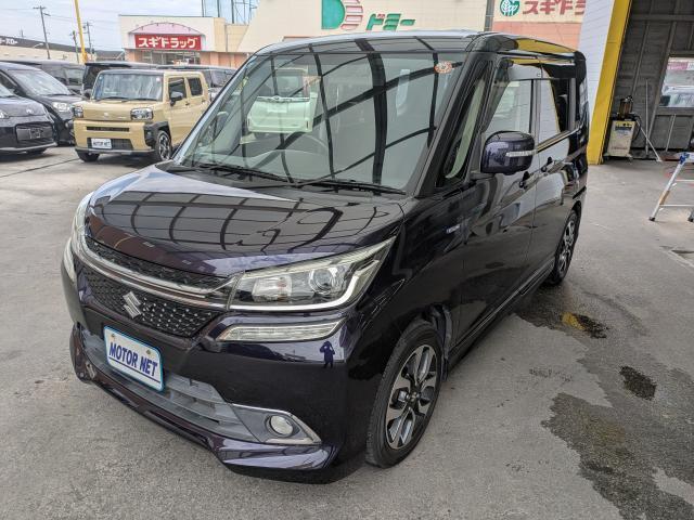 Ref:AUX-24299673 SUZUKI SOLIO BANDIT 2017 1 2017 Suzuki Solio Bandit purple hybrid used car Japan export