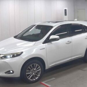 2014 Toyota Harrier Hybrid pearl gasoline used car Japan export