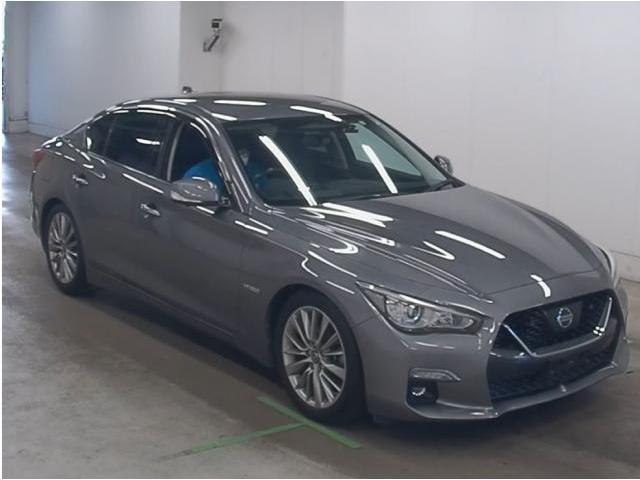 Ref:AUX-24300406 NISSAN SKYLINE 2021 1 2021 Nissan Skyline gray gasoline used car Japan export