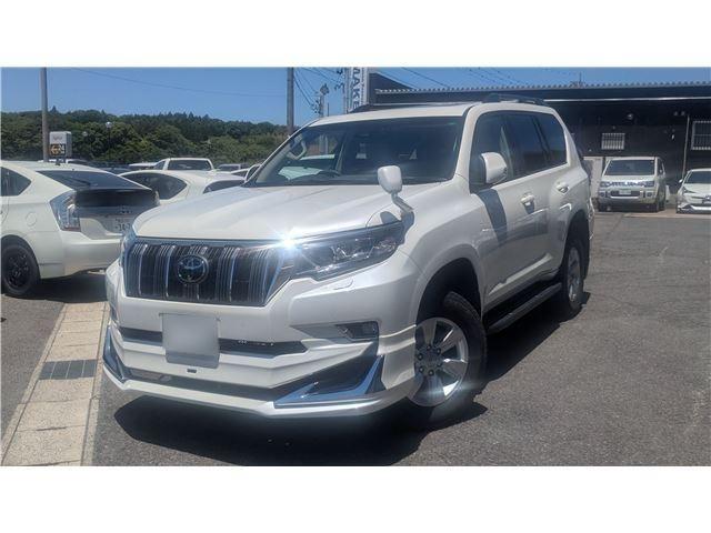 Ref:AUX-24300680 TOYOTA LAND CRUISER PRADO 2022 1 2022 Toyota Land Cruiser Prado pearl gasoline used car Japan export