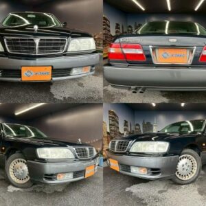 2000 Nissan Cima black gasoline used car Japan export
