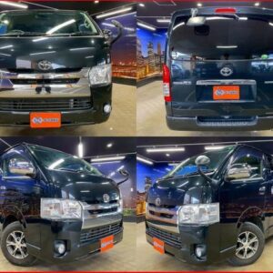 2018 Toyota Regius Ace Van black gasoline used car Japan export
