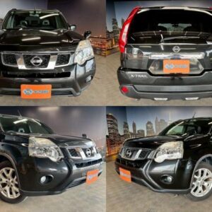2013 Nissan X-Trail black gasoline used car Japan export