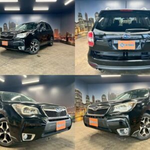 2013 Subaru Forester black gasoline used car Japan export