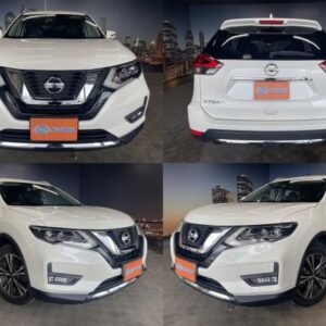 2017 Nissan X-Trail pearl gasoline used car Japan export