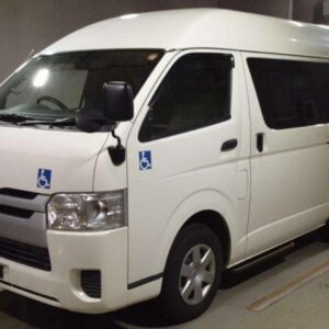 2017 Toyota Hiace Van white gasoline used car Japan export