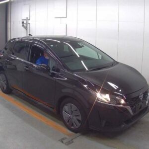 2023 Nissan Note black gasoline used car Japan export