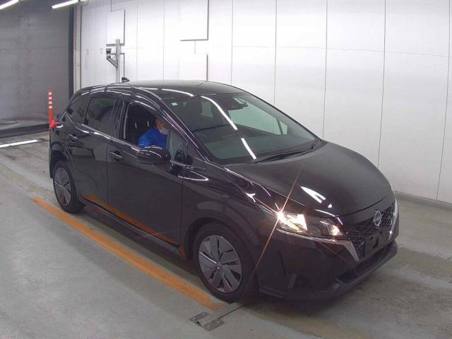 Ref:AUX-24300946 NISSAN NOTE 2023 1 2023 Nissan Note black gasoline used car Japan export