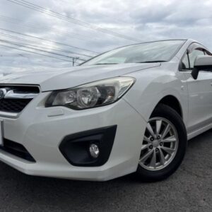 2012 Subaru Impreza Sports white gasoline used car Japan export