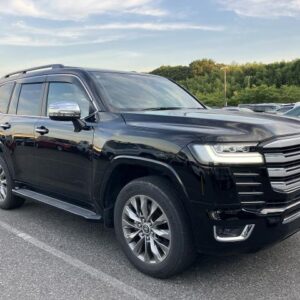 2024 Toyota Land Cruiser black gasoline used car Japan export