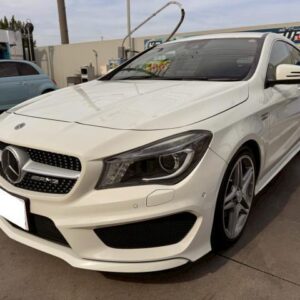2015 Mercedes Benz Cla-Class white gasoline used car Japan export