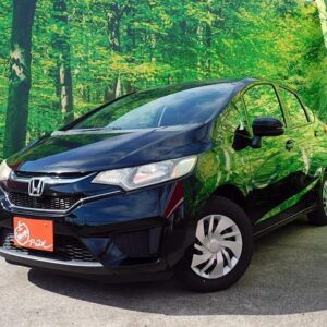 2016 Honda Fit black gasoline used car Japan export