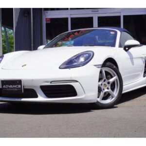 2017 Porsche 718 Boxster white gasoline used car Japan export