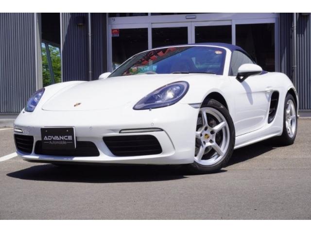 Ref:AUX-24309589 PORSCHE 718 BOXSTER 2017 1 2017 Porsche 718 Boxster white gasoline used car Japan export