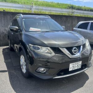 2017 Nissan X-Trail gunmetal gasoline used car Japan export