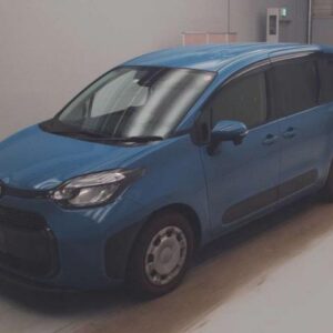 2023 Toyota Sienta blue gasoline used car Japan export