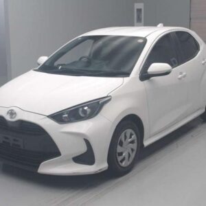 2023 Toyota Yaris white gasoline used car Japan export
