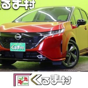 2022 Nissan Aura red hybrid used car Japan export