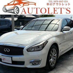 2016 Nissan Fuga Hybrid pearl hybrid used car Japan export