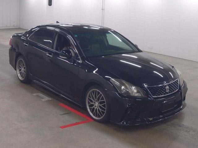 Ref:AUX-24319631 TOYOTA CROWN 2012 1 2012 Toyota Crown black gasoline used car Japan export