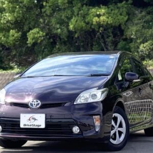 2014 Toyota Prius wine hybrid used car Japan export