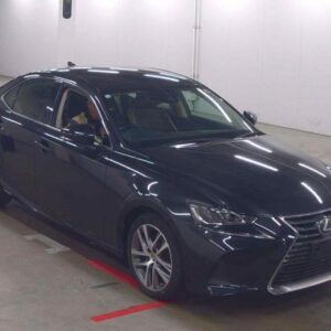 2016 Lexus Is black gasoline used car Japan export