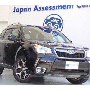 2014 Subaru Forester black gasoline used car Japan export