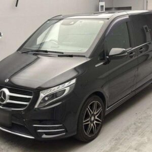 2018 Mercedes Benz V-Class black diesel used car Japan export
