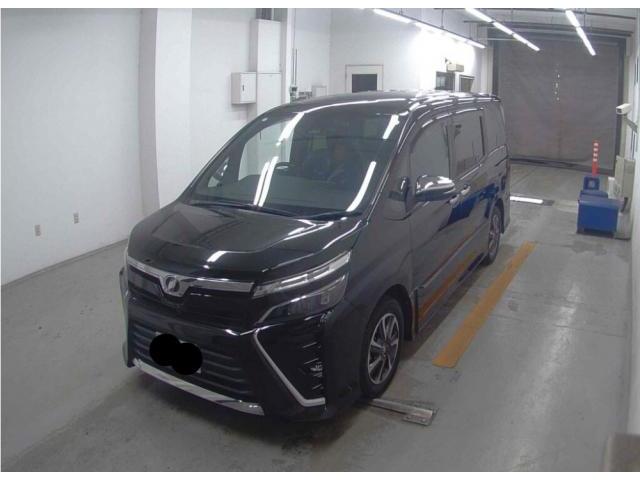 Ref:AUX-24320181 TOYOTA VOXY 2018 1 2018 Toyota Voxy black gasoline used car Japan export