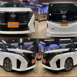 2025 Nissan Serena pearl gasoline used car Japan export