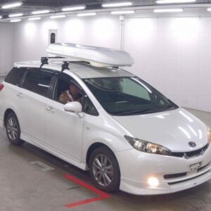 2012 Toyota Wish pearl gasoline used car Japan export