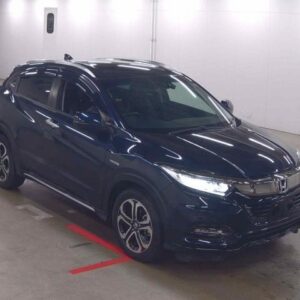 2021 Honda Vezel blue gasoline used car Japan export
