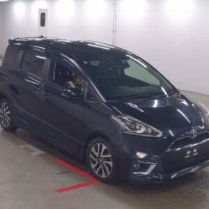 2017 Toyota Sienta black gasoline used car Japan export